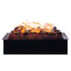Паровой очаг для встройки Кассет 600 с дровами. 3D эффект живого пламени и увлажнение воздуха. Габариты В*Ш*Г мм 255*660*265
