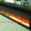 Vision 60 LED (Визион 60 дюймов) Электроочаг для встройки. Пылающие кристаллы/галька. БЕЗ ЗВУКА. Размеры (ВхШхГ): 425х1461х210
