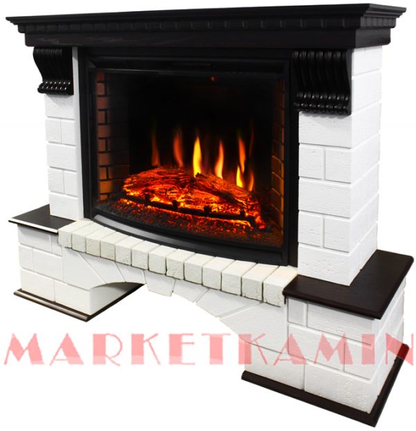 STOUN LUXE 150 (стоун венге, белый камень) Большие чаги на выбор (LED/3D) Габариты (ШxВxГ): 1500х1100х430 мм