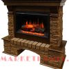 STONE LUXE (стоун темный сланец) Очаги на выбор (LED, 3D, плоские, панорамные) Цвет и отделка на выбор. Габариты (ШxВxГ): 1150х1050х420 мм