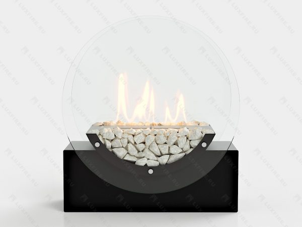 Биокамин напольный Lux Fire "Лионель". Размеры (ВхШхГ; мм)560х500х254