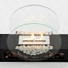 Биокамин напольный Lux Fire "Рональдо". Размеры (ВхШхГ; мм)550х700х254
