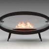 Биокамин напольный Lux Fire "Эллипс" 1200. Размеры (ВхШхГ; мм)660х1200х400