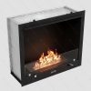 Портальный полуавтоматический биокамин Lux Fire "Фаер Бокс 3 - 26" Размеры (ВхШхГ; мм)596х695х285