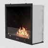 Портальный полуавтоматический биокамин Lux Fire "Фаер Бокс 3 - 26" Размеры (ВхШхГ; мм)596х695х285