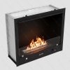 Портальный полуавтоматический биокамин Lux Fire "Фаер Бокс 4 - 26" Размеры (ВхШхГ; мм)596х695х285