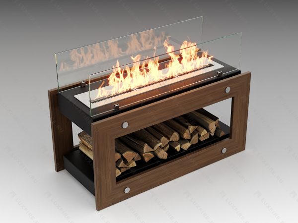 Биокамин напольный Lux Fire "Радость". Размеры упаковки (ВхШхГ; мм) 655х1170х130