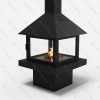 Биокамин островной GOOD FIRE Куб 850. Размеры (ВхШхГ; мм)2500х850х850
