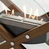 Биокамин напольный Lux Fire "Робинзон". Размеры (ВхШхГ; мм)550х700х300