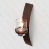 Биокамин настенный Lux Fire "Олимпус D" (коричневый) Размеры (ВхШхГ; мм)500х100х205