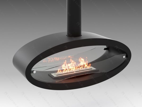 Биокамин подвесной Lux Fire "Эллипс" 1200. Размеры изделия (ВхШхГ; мм)2100х1200х400
