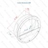 Биокамин Lux Fire "Иллюзион 800 Н" S (черный) Размеры (ВхШхГ; мм)800х800х210