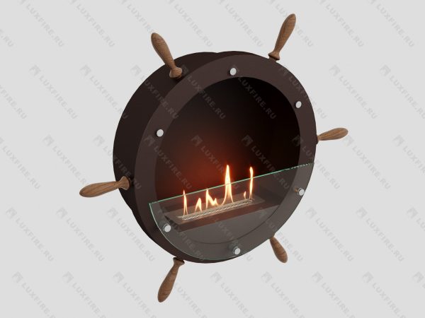 Биокамин Lux Fire "Капитан 500 Н" XS (коричневый) Размеры (ВхШхГ; мм)500х500х152