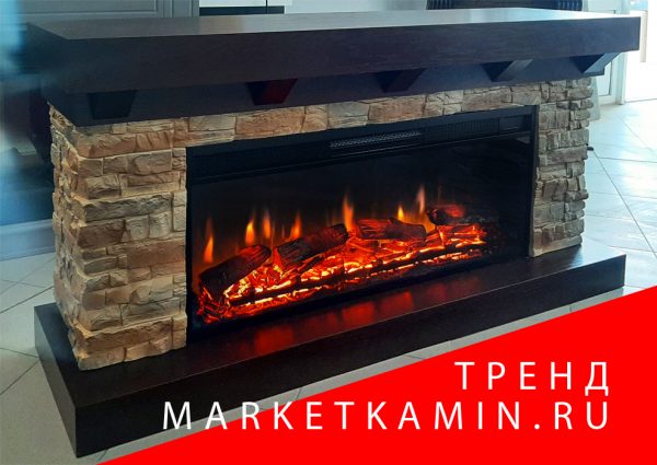 Тренд 160. Очаги на выбор (электро/паровые 3D) Цвет и размеры на выбор. Габариты (ШxВxГ): 1600х900х450 мм