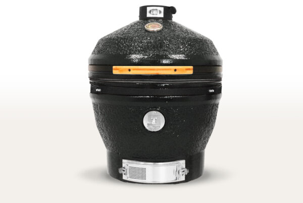 Керамический гриль-барбекю 24 дюйма (61см) Start Grill SG 24 CFG CHEF PRO (Чёрный) в комплекте с модулем со столиками