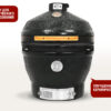 Керамический гриль-барбекю 24 дюйма (61см) Start Grill SG 24 CFG CHEF PRO (Чёрный) в комплекте с модулем со столиками