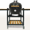 Керамический гриль-барбекю 24 дюйма (61см) Start Grill SG 24 CFG CHEF PRO (Чёрный) в комплекте с модулем со столиками