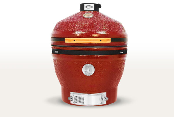 Керамический гриль-барбекю 24 дюйма (61см) Start Grill SG 24 CFG CHEF PRO (Красный) в комплекте с модулем со столиками