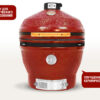 Керамический гриль-барбекю 24 дюйма (61см) Start Grill SG 24 CFG CHEF PRO (Красный) в комплекте с модулем со столиками