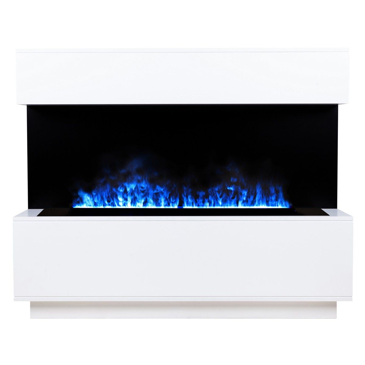 Электрокамин Modern CST1000 WT-P511 с очагом 3D Cassette 1000 LED RGB. Габариты (ШxВxГ) 120x97x40 см