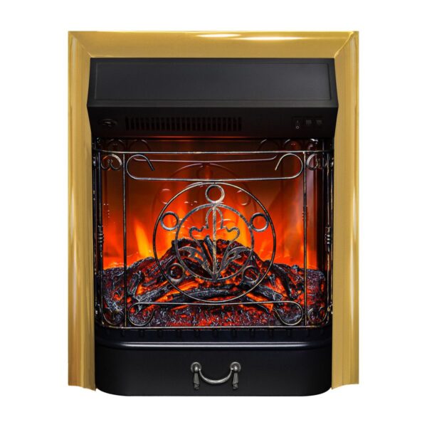 Электроочаг Majestic Lux Brass. Габариты (ШxВxГ) 50.3x61x24.5 см