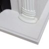 Электрокамин Stefania WT-F614 с очагом Fobos Lux Black RC. Габариты (ШxВxГ) 98x97x30 см