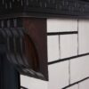 Электрокамин RealFlame Stone Coner AO с очагом Majestic Lux BL, пульт ДУ. Габариты (ШxВxГ) 111x112x67 см