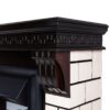 Электрокамин RealFlame Stone AO с очагом Majestic Lux BL, пульт ДУ. Габариты (ШxВxГ) 99x112x37 см