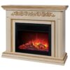 Электрокамин Leticia 26 WT-619G с очагом Moonblaze Deluxe Black. Габариты (ШxВxГ) 123x104x38 см