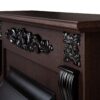 Электрокамин Dominica DN с очагом Majestic Lux Black RC. Габариты (ШxВxГ) 101x96x39 см