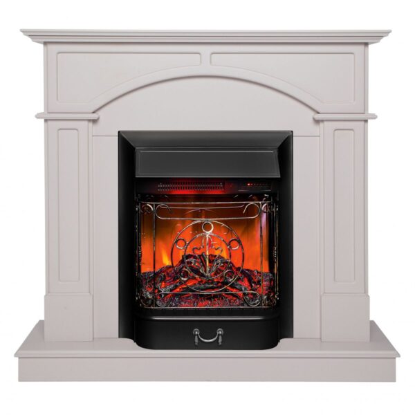 Электрокамин RealFlame Jacomo PN с очагом Majestic Lux Black RC. Габариты (ШxВxГ) 104.3x97x36 см