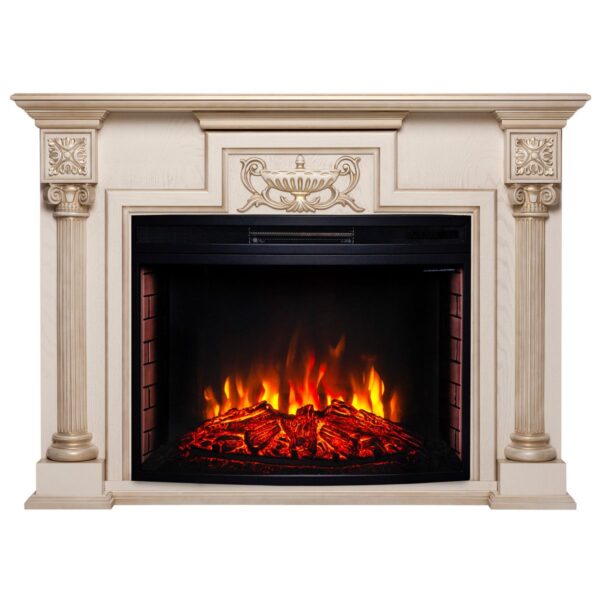 Электрокамин London 33 WT-659G с очагом Firespace 33. Габариты (ШxВxГ) 142x104x40.5 см