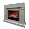 Электрокамин Lindelse 26 GR c очагом 3D Helios 26. Габариты (ШxВxГ) xx см
